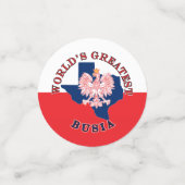 's Werelds grootste buizenziekte Confetti (Kleine voorkant)