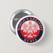 's Werelds grootste buizenziekte Ronde Button 5,7 Cm (Voorkant /achterkant)