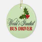 's Werelds grootste busbestuurder Keramisch Ornament (Links)