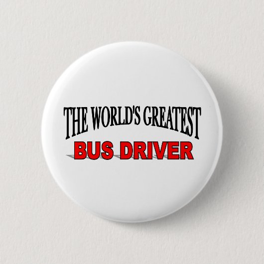 's Werelds grootste busbestuurder Ronde Button 5,7 Cm (Voorkant)