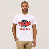 's Werelds grootste buur T-shirt (Voorkant volledig)