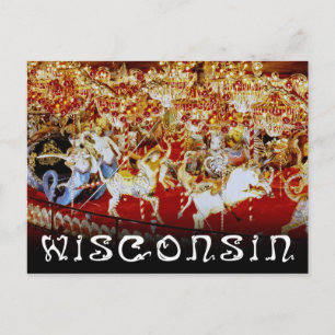 's Werelds grootste carrousel, Wisconsin Briefkaart