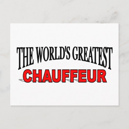 's Werelds grootste Chauffeur Briefkaart (Voorkant)