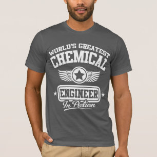 's Werelds grootste chemische ingenieur in actie T-shirt