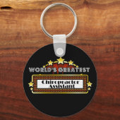 's Werelds grootste Chiropractor Assistant Sleutelhanger (Voorkant)