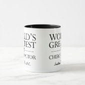 's Werelds grootste chiropractor Mok (Midden)