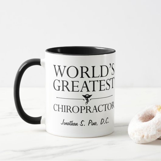 's Werelds grootste chiropractor Mok (Met donut)