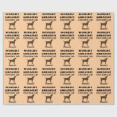 'S Werelds Grootste Chocolade Lab Hond Cadeaupapier (Vlak)