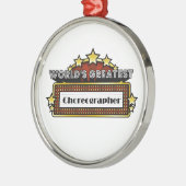's Werelds grootste choreograaf Metalen Ornament (Links)
