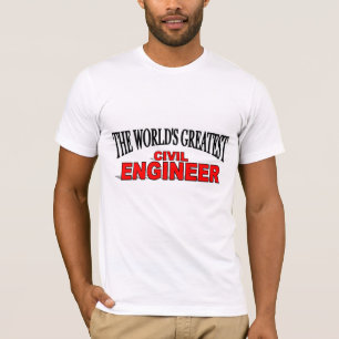 's Werelds grootste civiele ingenieur T-shirt