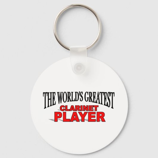 's Werelds grootste Clarinet Player Sleutelhanger (Voorkant)