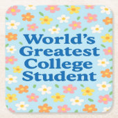 'S Werelds Grootste College Student Onderzetter Se (Voorkant)