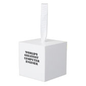 'S WERELDS GROOTSTE COMPUTERGEBRUIKER (1) DECORATIE (Voorkant hoekig)