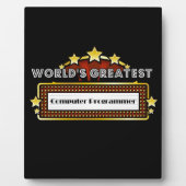 's Werelds grootste computerprogramma Fotoplaat (Voorkant)