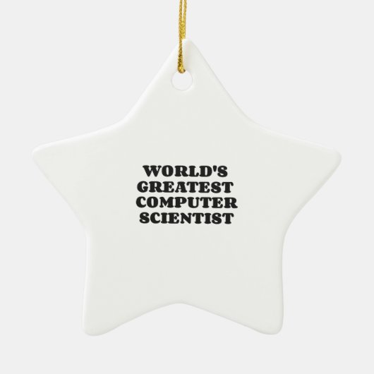 'S WERELDS GROOTSTE COMPUTERWETENSCHAPPELIJK KERAMISCH ORNAMENT (Voorkant)