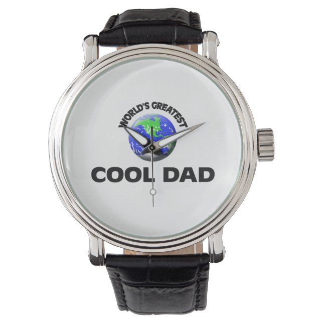 's Werelds grootste coole vader Horloge (Voorkant)
