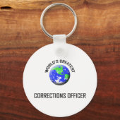 's Werelds grootste correctiecommissaris Sleutelhanger (Voorkant)