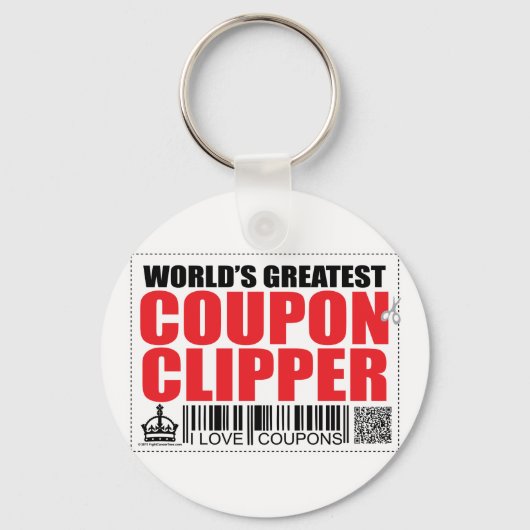 's Werelds grootste coupon Clipper Sleutelhanger (Voorkant)
