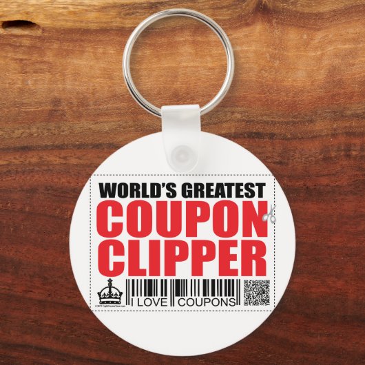 's Werelds grootste coupon Clipper Sleutelhanger (Voorkant)