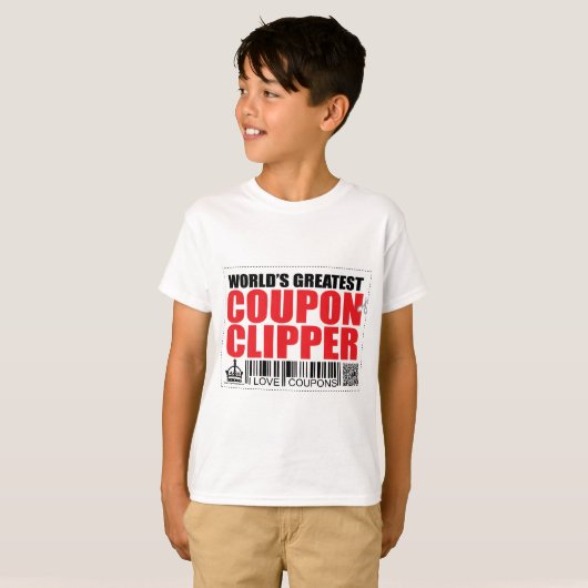 's Werelds grootste coupon Clipper T-shirt (Voorkant volledig)
