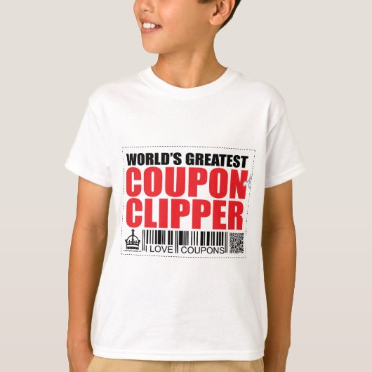 's Werelds grootste coupon Clipper T-shirt (Voorkant)