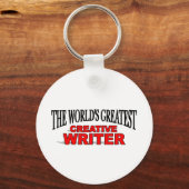 's Werelds grootste creatieve schrijver Sleutelhanger (Voorkant)