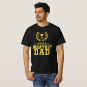 's Werelds grootste DAD Gold Father Trophy cadeau  T-shirt (Voorkant volledig)