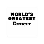 's Werelds grootste danseres Rubberstempel (Afrduk)