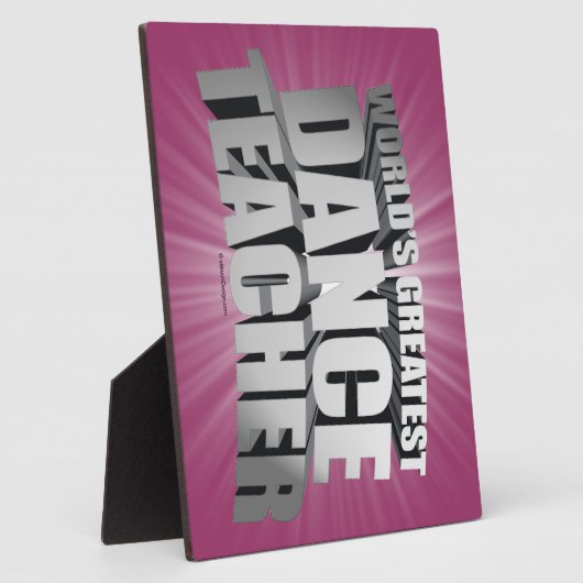 's Werelds grootste dansleraar Fotoplaat (Zijkant)