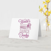 's Werelds grootste dansleraar Kaart (Gele Bloem)