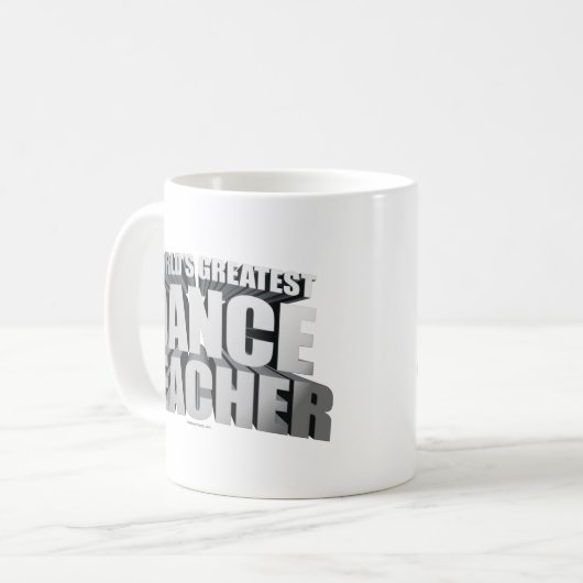 's Werelds grootste dansleraar Koffiemok (Voorkant links)