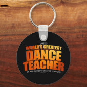 's Werelds grootste dansleraar Sleutelhanger (Voorkant)