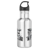 's Werelds grootste dansleraar Waterfles (Voorkant)