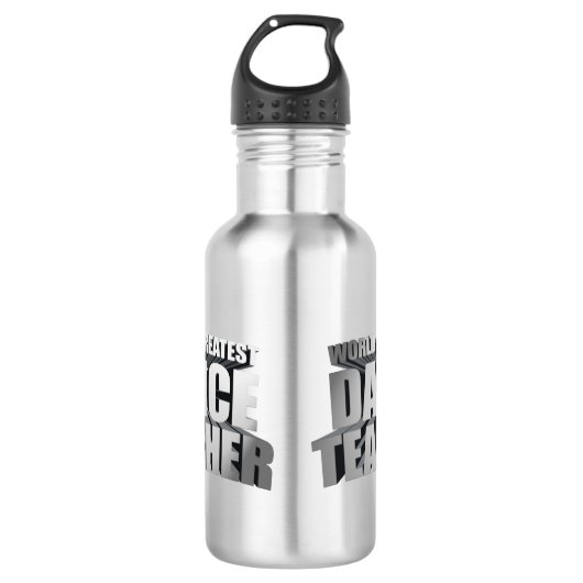 's Werelds grootste dansleraar Waterfles (Voorkant)