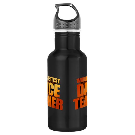 's Werelds grootste dansleraar Waterfles (Achterkant)