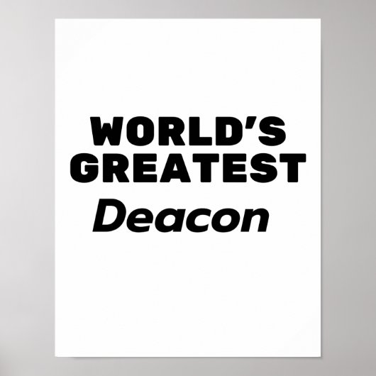 's Werelds grootste Deacon Poster (Voorkant)