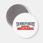's Werelds grootste dieselmotor Magneet (Voorkant / Achterkant)