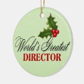 's Werelds grootste directeur Keramisch Ornament (Links)