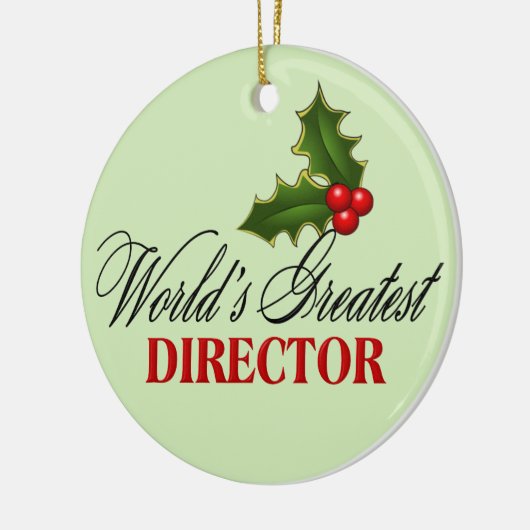 's Werelds grootste directeur Keramisch Ornament (Links)