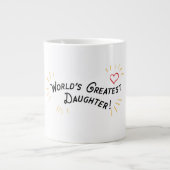 's Werelds grootste dochter. Grote Koffiekop (Voorkant)