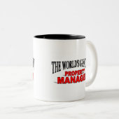 's Werelds grootste eigendomsbeheer Tweekleurige Koffiemok (Voorkant rechts)