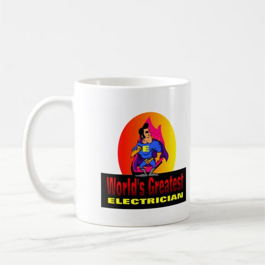 's Werelds grootste elektricien Koffiemok (Links)