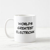 's Werelds Grootste Elektricien' Mok (Links)