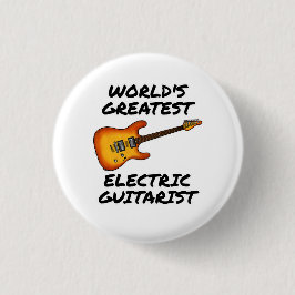 'S Werelds grootste elektrische gitarist, Guitar F Ronde Button 3,2 Cm