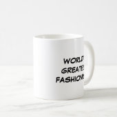 's Werelds Grootste Fashionista' Mok (Voorkant rechts)