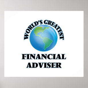's Werelds grootste financieel adviseur Poster