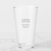 's Werelds grootste financieel analist Glas (Achterkant)