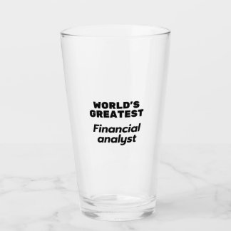 's Werelds grootste financieel analist Glas