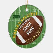's Werelds grootste Football Coach Gifts, sieraden Keramisch Ornament (Links)