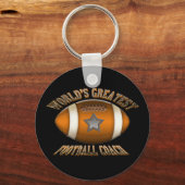 's Werelds grootste Football coach Sleutelhanger (Voorkant)